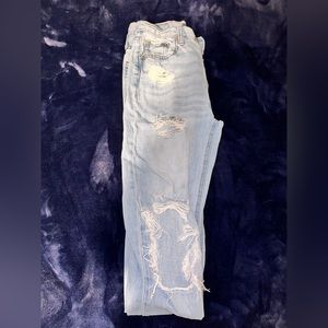 ripped aéropostale jeans, size 0